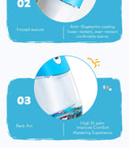 Frutiger Aero Aqua Liquid Mouse Cute Floating Aquarium Animal 2.4G+Bluetooth Wireless Optical Ocean Doll Mice For Laptop Desktop