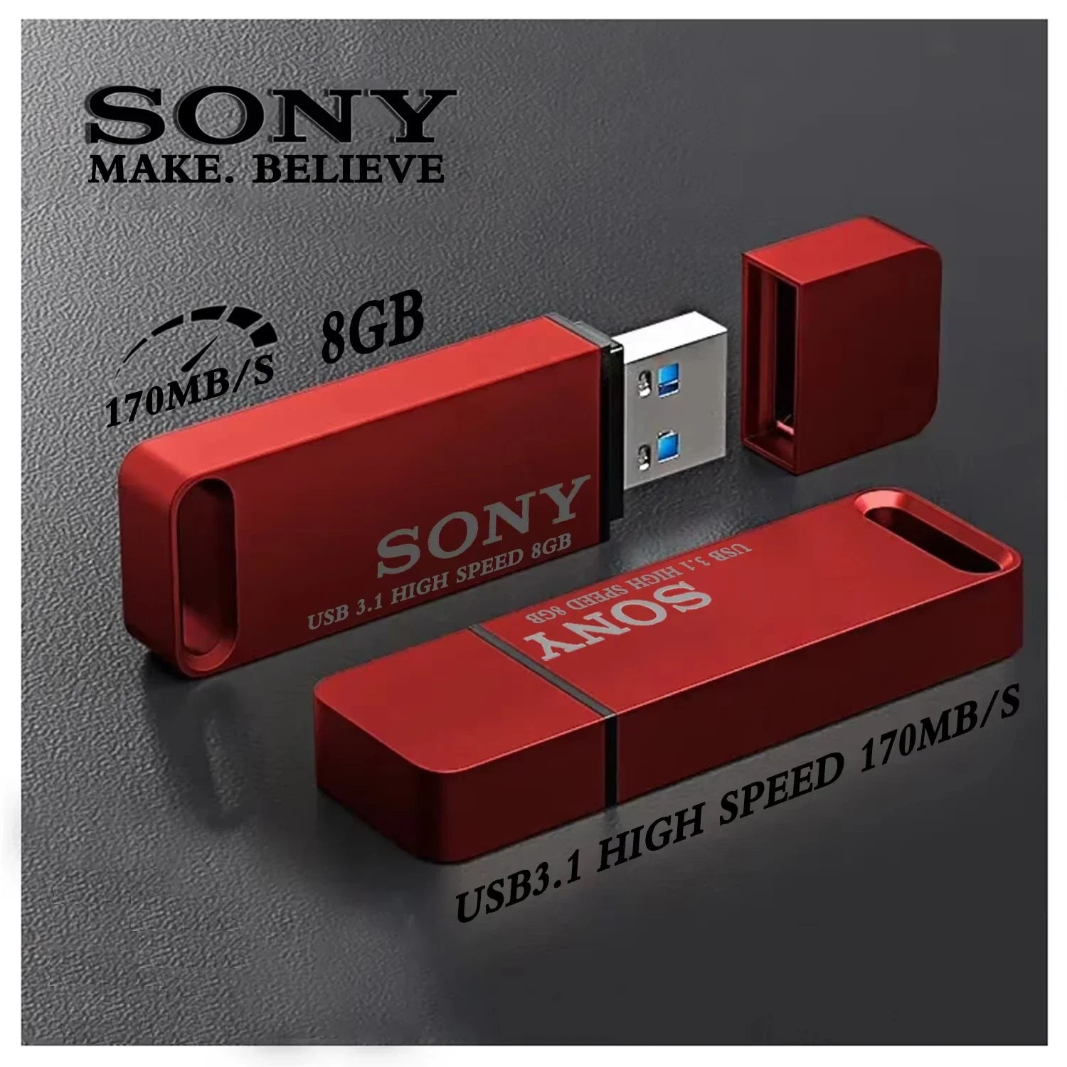 2TB SONY USB PenDrive High Speed Type C Flash Drive 1TB Metal Pendrive 512GB 256GB Portable Memoria USB Stick For Xiaomi Phone